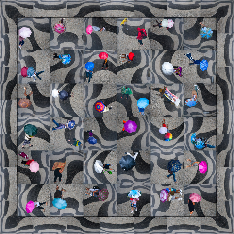 Regen an der Copacabana